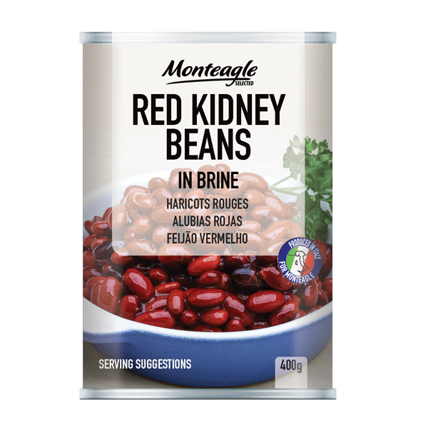 red kidney beans in brine easy open can g monteagle brand simpplier