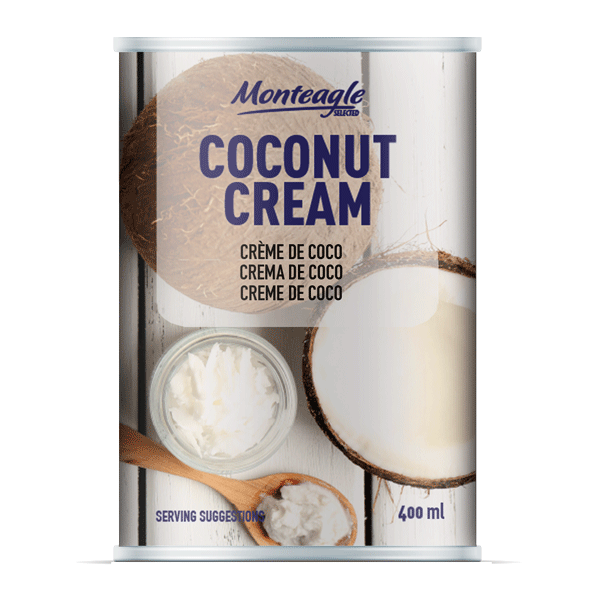 coconut cream     fat regular can ml monteagle brand simpplier