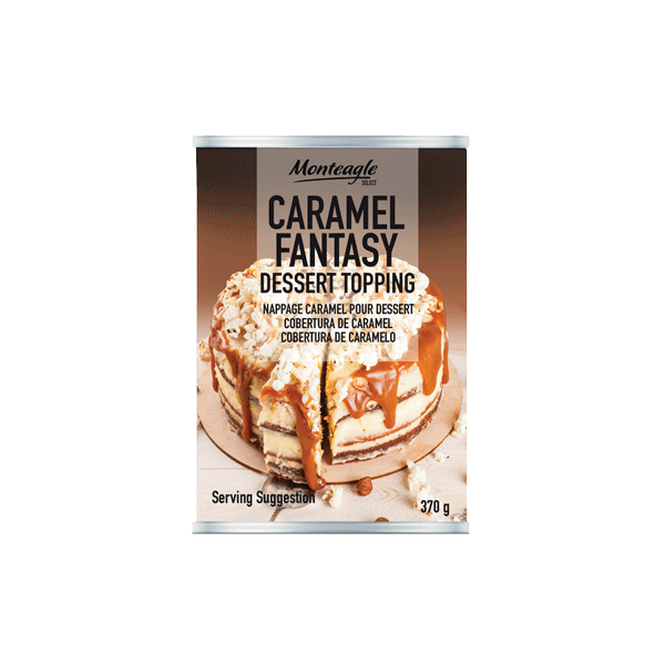 caramel fantasy dessert topping regular can g monteagle brand simpplier