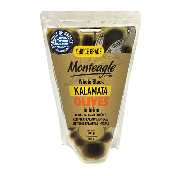whole kalamata olives in brine doy pack g monteagle brand simpplier