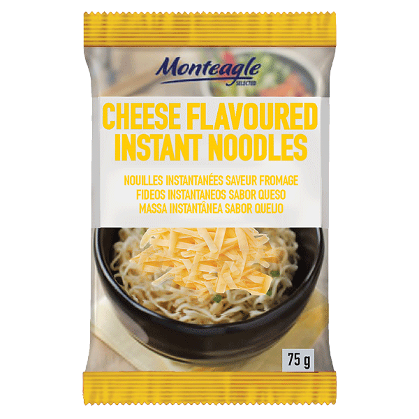 instant noodles cheese flow wrap g monteagle brand simpplier