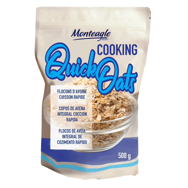 quick cooking oats stand up bag g monteagle brand simpplier