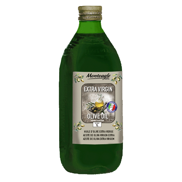 extra virgin olive oil hard pet green bottle  lt monteagle brand simpplier