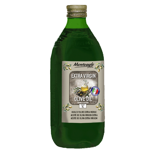 extra virgin olive oil hard pet green bottle  lt monteagle brand simpplier