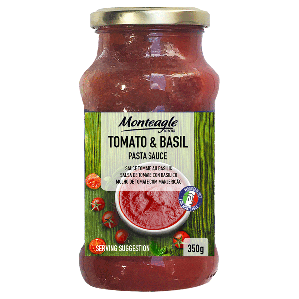 italian tomato and basil pasta sauce glass jar g monteagle brand simpplier