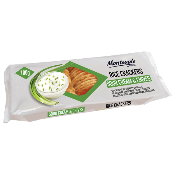 rice crackers sour cream and chives flow wrap g monteagle brand simpplier