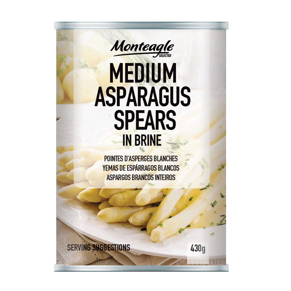 medium white asparagus spears regular can g monteagle brand simpplier
