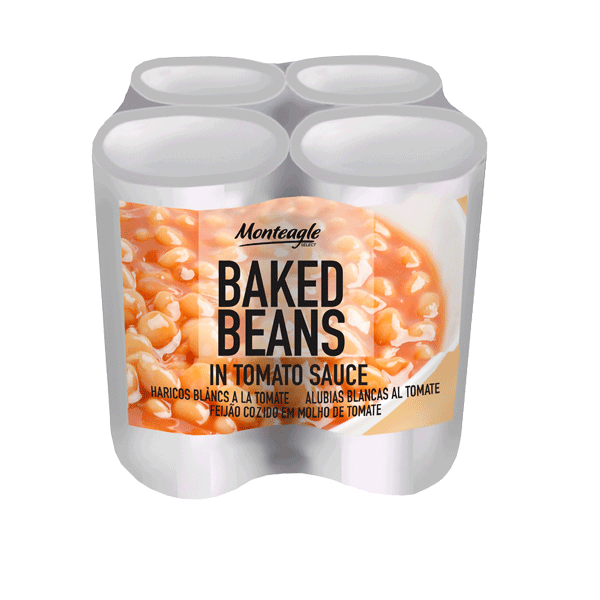 baked beans in tomato sauce easy open can  g  pack monteagle brand simpplier