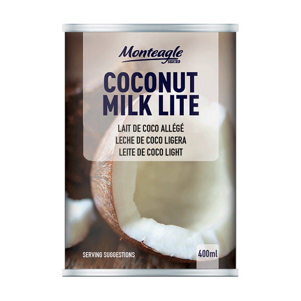 coconut milk   fat lite regular can ml monteagle brand simpplier
