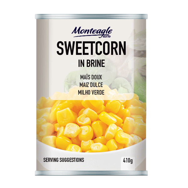 sweetcorn in brine regular can g monteagle brand simpplier