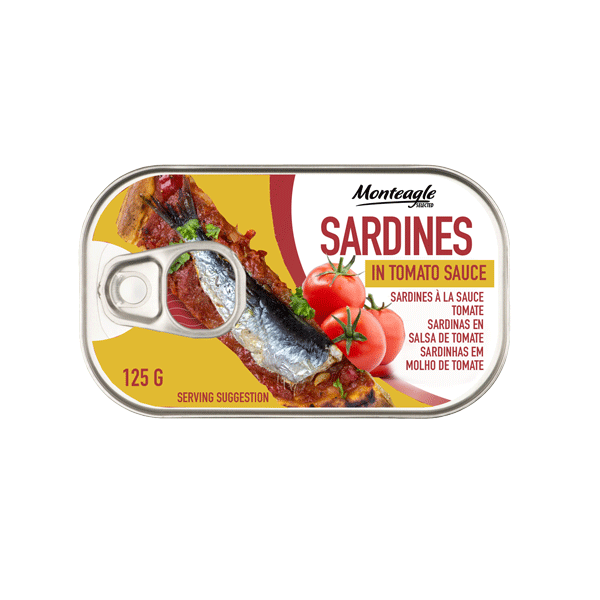 sardines in tomato sauce easy open clubcan g monteagle brand simpplier