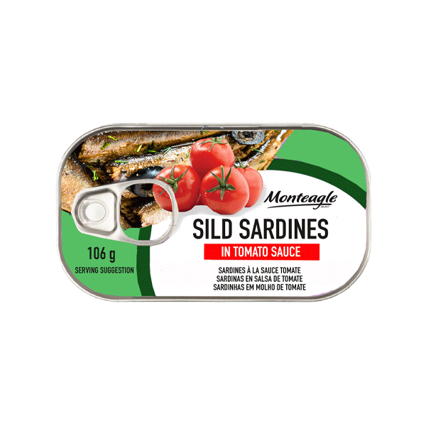sild sardines in tomato sauce easy open can g monteagle brand simpplier
