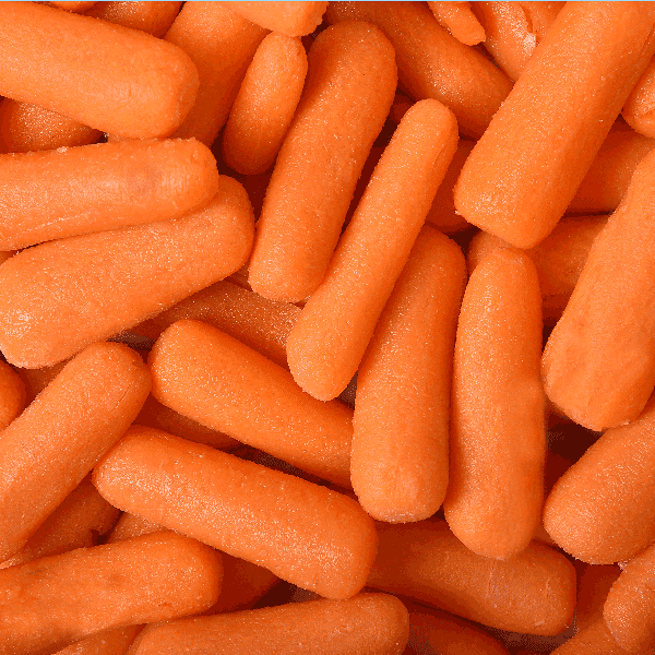 frozen baby carrots choice grade bulk tote bins kg monteagle brand simpplier