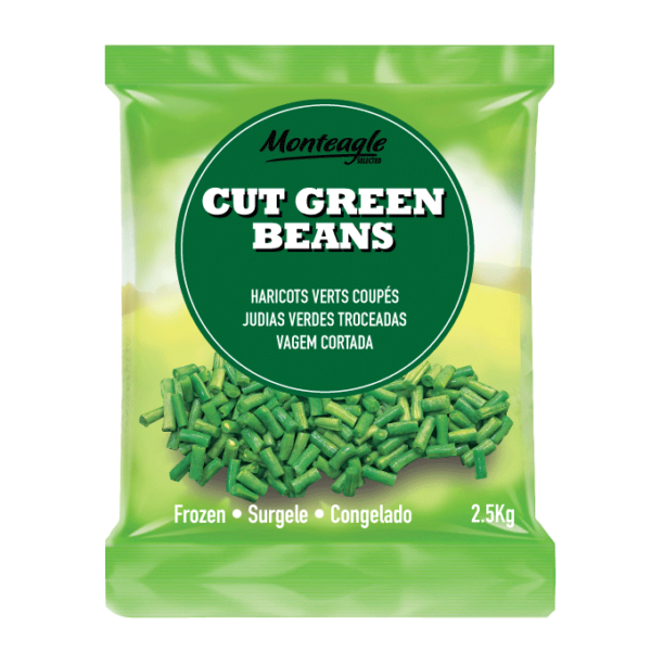frozen cut green beans bag
