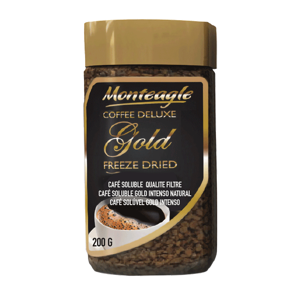 freeze dried instant coffee jar g monteagle brand simpplier