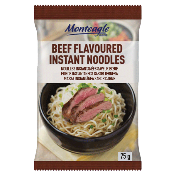 instant noodles beef flow wrap g monteagle brand simpplier