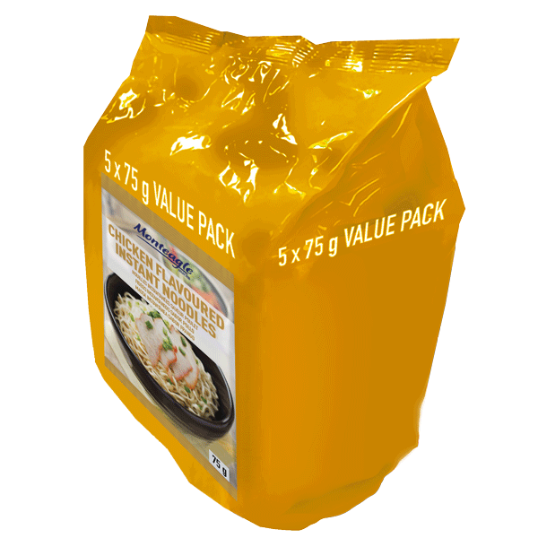 instant noodles chicken flow wrap  g  pack monteagle brand simpplier