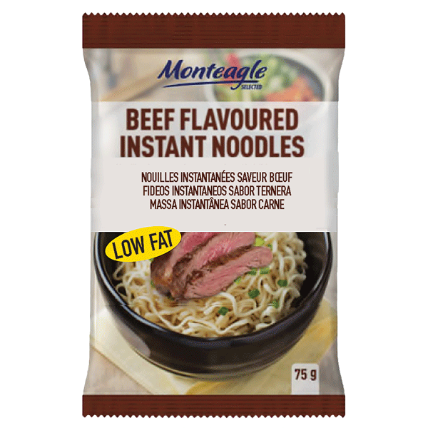 instant noodles low fat beef flow wrap g monteagle brand simpplier