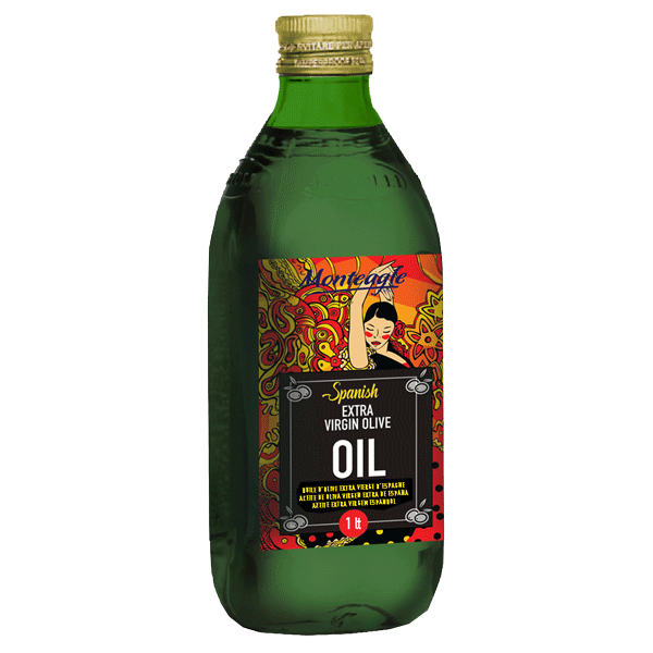 spanish extra virgin olive oil hard pet green bottle  lt monteagle brand simpplier