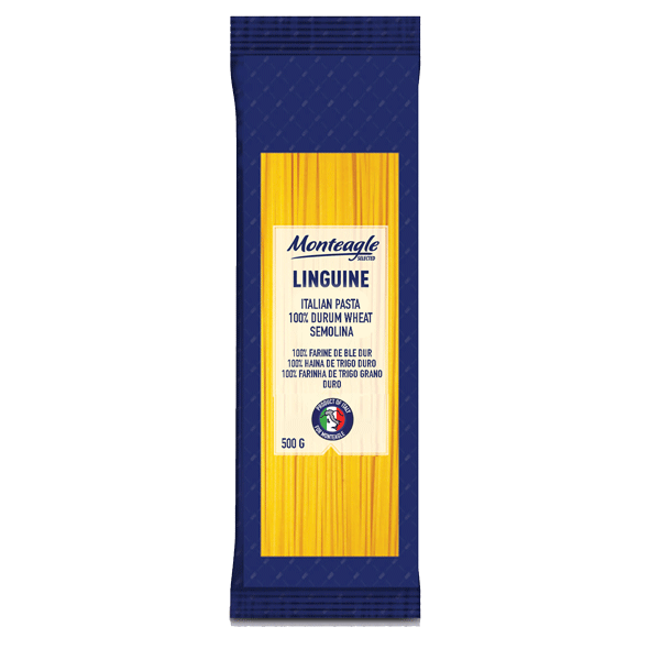 italian pasta linguini  durum wheat pillow pack g monteagle brand simpplier