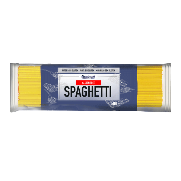 gluten free pasta spaghetti pillow pack g  monteagle brand simpplier