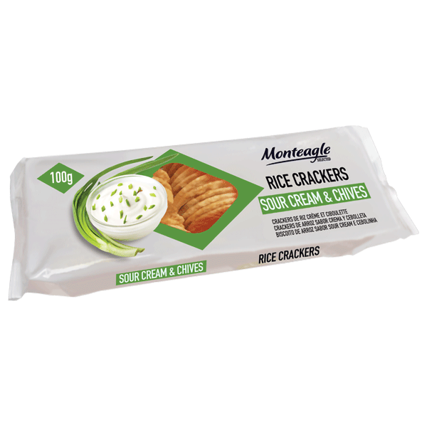 rice crackers sour cream and chives flow wrap g monteagle brand simpplier