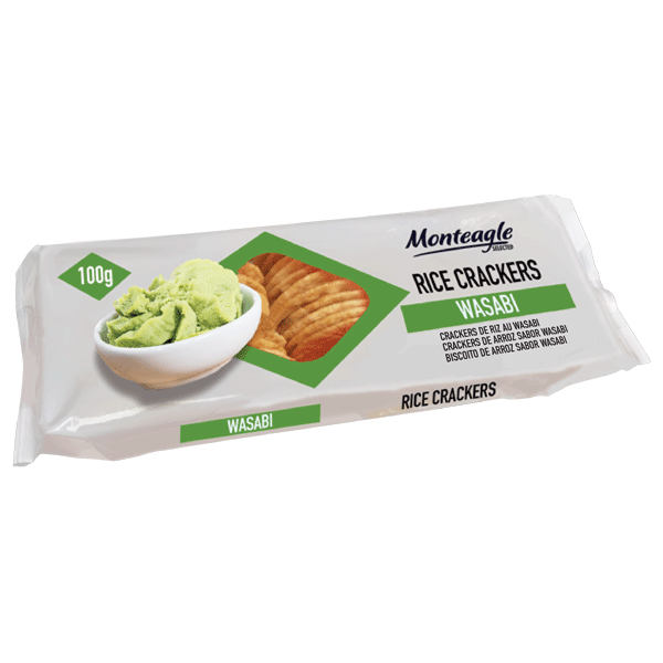 rice crackers wasabi flow wrap g monteagle brand simpplier