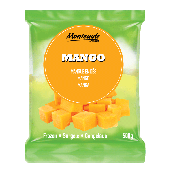 frozen mango bag 500g monteagle brand simpplier