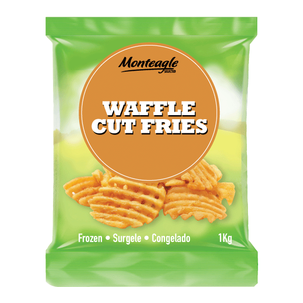 criss cross / waffle cut 1 kg monteagle brand simpplier